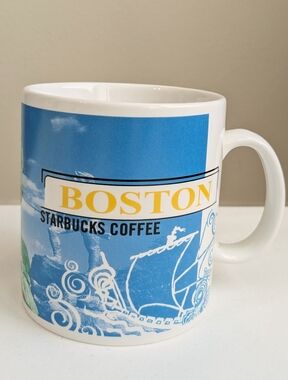 Starbucks Vintage 1988 Boston Coffee Mug 20 Oz